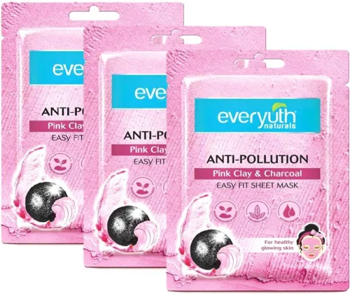 Image of Everyuth Anti-Pollution Sheet Mask (3×25 ml)