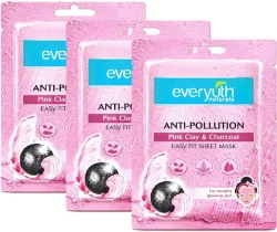 Everyuth Anti-Pollution Sheet Mask (3×25 ml)