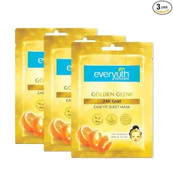 Everyuth Naturals 24K Gold Sheet Mask 3Pcs