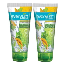 Everyuth Naturals Anti Acne, Tulsi Turmeric Face Wash Po2