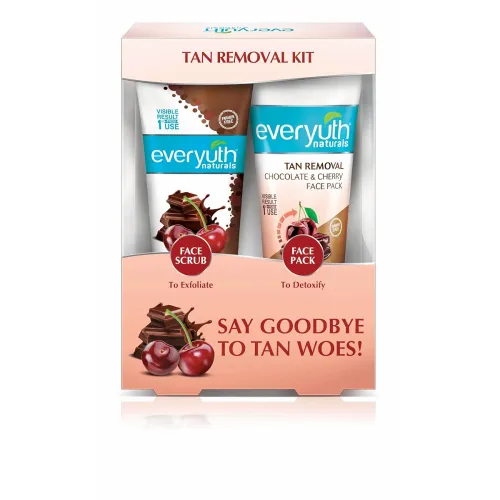 Image of Everyuth Naturals D-Tan Choco Cherry Scrub Combo