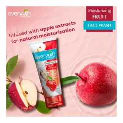 Everyuth Naturals Moisturizing Fruit Gel Face Wash 150g | Refreshing Facial Cleanser | Removes Dirt & Excess Oil