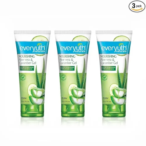 Image of Everyuth Naturals Nourishing Aloe Vera & Cucumber Gel Pack 3