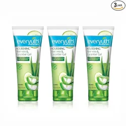 Everyuth Naturals Nourishing Aloe Vera & Cucumber Gel| Protects from Acne, Cuts & Rashes