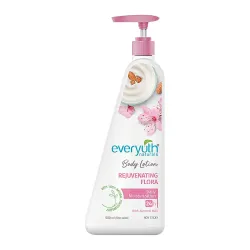 Everyuth Naturals Rejuvenating Flora Body Lotion 500ml for men & women | 24Hr Hydration | Deep Moisture Care for Dry Skin | Enriched with 100% Natural Almond Milk | Smooth, Radiant & Healthy...