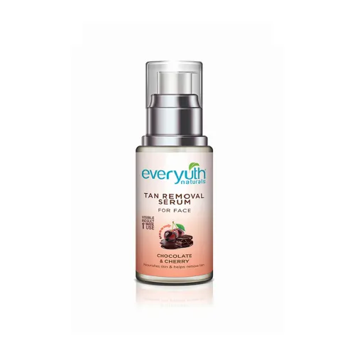 Image of everyuth Naturals Tan Removal Chocolate Cherry Face Serum - 30ml
