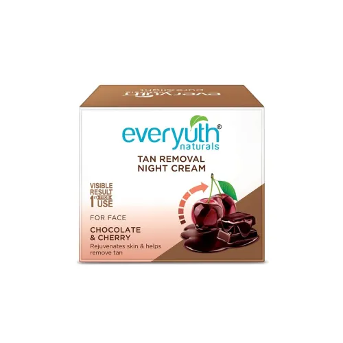 Image of Everyuth Naturals Tan Removal Choco Cherry Night Cream 50g