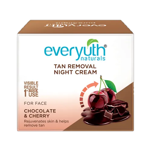 Image of Everyuth Naturals Tan Removal Choco Cherry Night Cream (50 g)