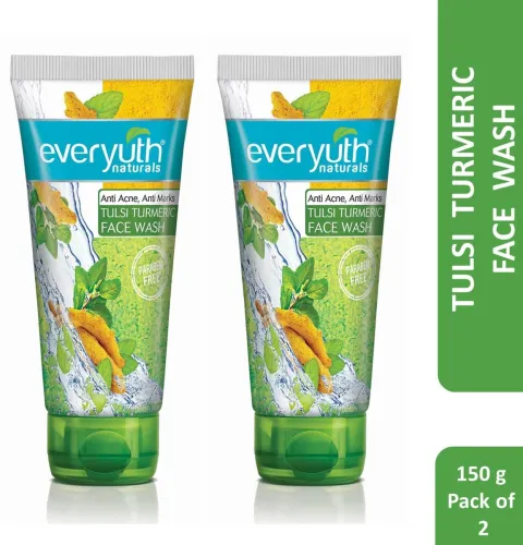 Image of Everyuth Naturals Tulsi Turmeric Anti-Acne Face Wash (300g)