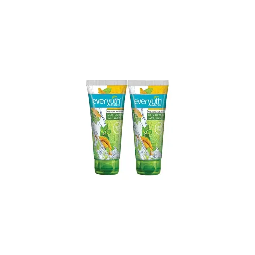Image of Everyuth Naturals Tulsi Turmeric Anti Acne Face Wash (150g, Pack of 2)