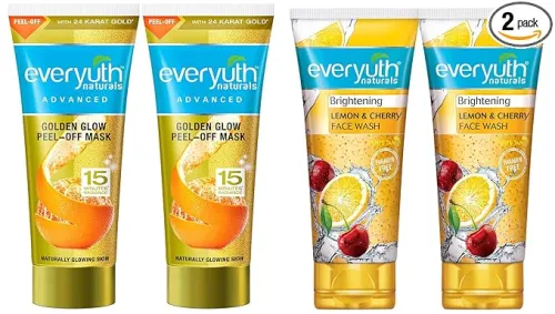 Image of Everyuth Peel-Off Mask & Face Wash Combo – Pack of 2 Each