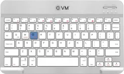 EVM EnEdge WLKM Bluetooth Standard Multi-device Keyboard Compatible with Desktop, Laptop, Mac Compact, Wireless, Portabl