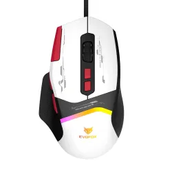 EvoFox Blaze 2 Wired Gaming Mouse | High Performance 1000Hz Polling Rate, Upto 12,800 DPI, RGB Lighting, 8 Programmable 