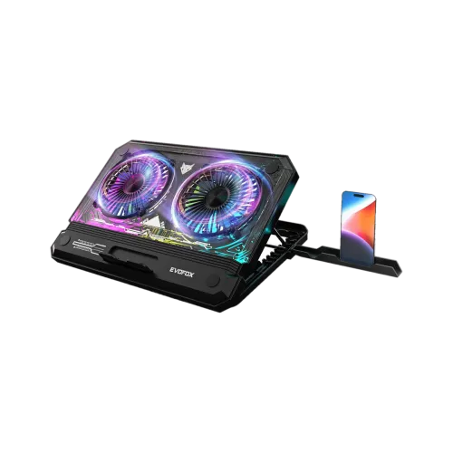 Image of EVOFOX Blizzard 17 Inches with RGB 2 Fan Ergonomic Cooling Pad