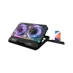 EVOFOX Blizzard 17 Inches with RGB 2 Fan Ergonomic Cooling Pad