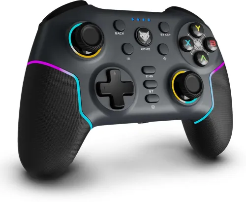 Image of EVOFOX Elite X2 Pro Tri-Mode Wireless /BT /Wired Hallsense Magnetic Joysticks & Triggers Gamepad (Grey, For PC)