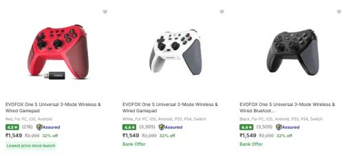 Image of Evofox gamepads Starting at ₹1549