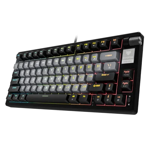 Image of EvoFox Ronin Wired Mechanical Gaming Keyboard | 9 Layer Gasket Sound Dampening Design