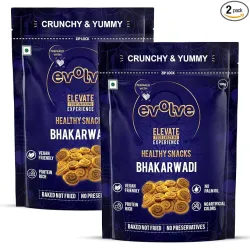 Evolve Baked Gluten-Free Bhakarwadi – 100g (Pack of 2)