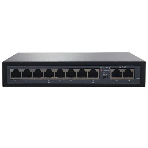 Image of EVteQ 10 Ports Fast Ethernet PoE Switch