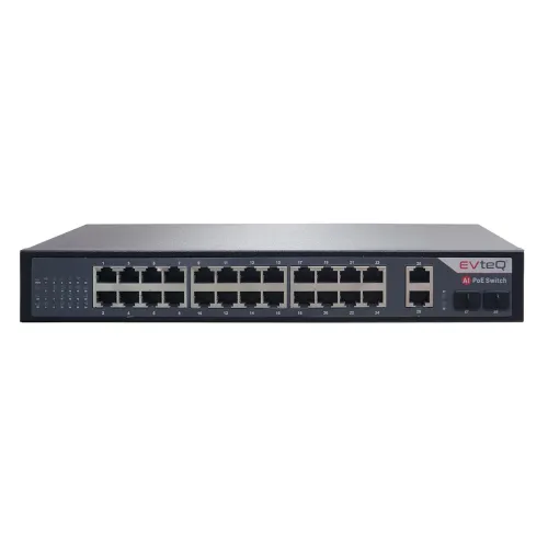 Image of EVteQ 24-Port Gigabit PoE Switch