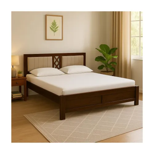 Image of EXCEL International Solid Sheesham Wood Bed 