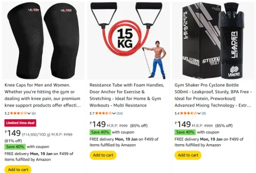 Image of Exercise & Fitness Product @ Apply 40% Coupon