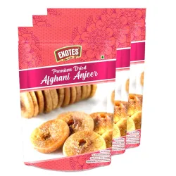 Exotes Afghani Anjeer Figs 600g (Pack of 3)
