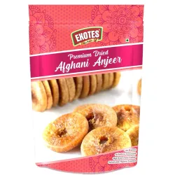 Exotes Dried Anjeer 250 Grams - Dried Figs | Rich Source of Calcium and Iron for Strong Bones and Energy | Packed with E
