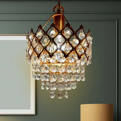 Image of Exotic Crystal Chandelier