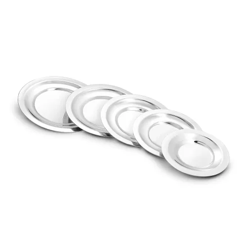 Image of Expresso Heavy Gauge Stainless Steel Lid Set of 6 Pcs