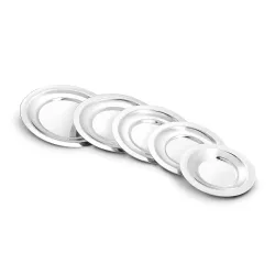 Expresso Heavy Gauge Stainless Steel Lid Set of 6 Pcs