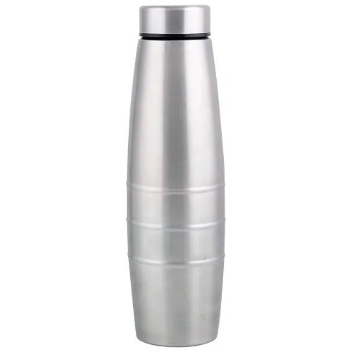 Image of Expresso Stainless Steel Single Wall Fridge Water Bottle for Office, Gym and Multipurpose (1000ml, S.S. MATT), Pack of 1