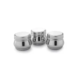 Expresso Stainless Steel Mini Storage Dabba Set – 100ml, Set of 3