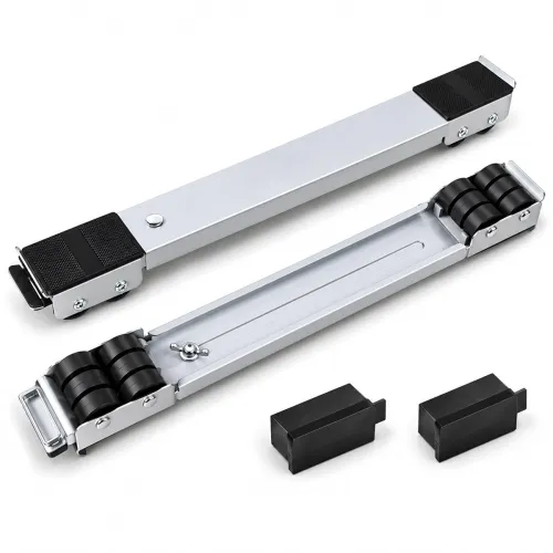 Image of Extendable Roller Base Appliance Washing Machine Dolly Floor Protector