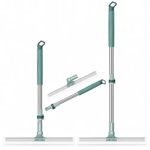 Image of Extendable Silicone Floor Wiper with Stainless Steel Handle
