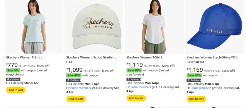 Image of Extra 40% Coupon Discount on Skecher Clothes & Cap