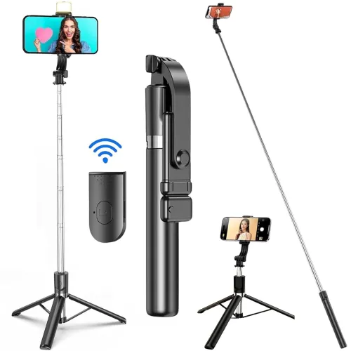 Image of 62 inch Extra Long,Selfie Stick with Tripod Stand