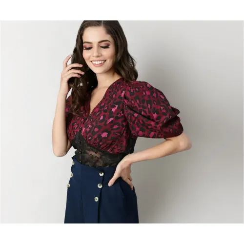 Image of EYEBOGLER Vibrant Visions Trendy Women's Tops