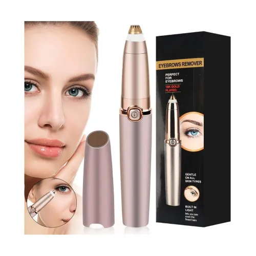 Image of Eyebrow Hair Remover, Painless Precision Eyebrow Trimmer Brows Epilator Eye Brow Facial Face Razor for Face Lips Nose Fa
