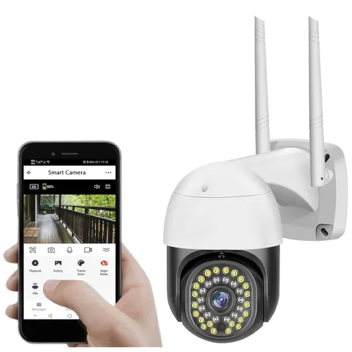 Image of Eyetech 4MP WiFi PTZ Security Camera for Home Outdoor | Full HD | 360° Rotation | Color Night Vision | Motion Detection 