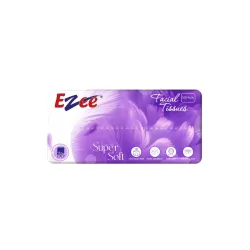Ezee 2 Ply Facial Tissue Soft Pack 100 Pulls