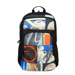 F Gear Akira Black 26L Backpack 3 Spacious Compartments