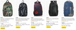 F Gear Backpack Starting @ ₹179