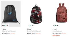 F Gear Backpacks Starting @165