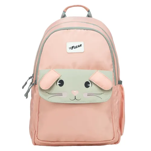 Image of F Gear Bunny Blushing Peach 22L School Backpack|Premium & Soft Touch