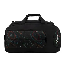 F Gear Enduro Topo Black 32L Travel Duffle Bag with Spacious Main Compartment, Front Pocket & Wet Pocket, Adjustable Shoulder Strap, Lightweight and Durable, Easy Carry Handles for Men & Wom...