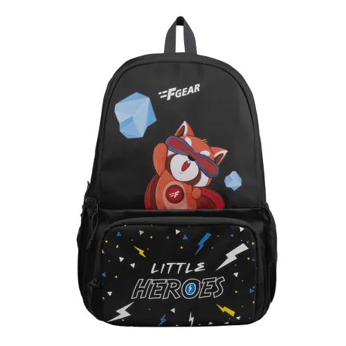 Image of F Gear Little Heroes Black 22 L Backpack|For Primary
