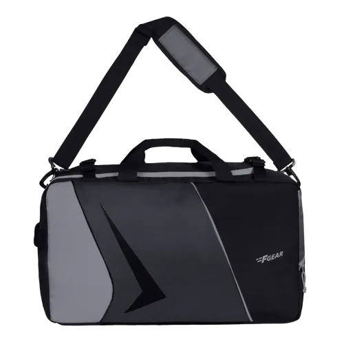 Image of F Gear Marco Gry Black 40L Duffle Bag |Huge Main Compartment|2 Easy Access