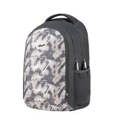 F Gear Shinra Grey 34L School Backpack|3 Compartments|Airflow Padded Back Panel|Lightweight, Durable & Comfortable with water Bottle Holders|Ideal for School, College, Office & Travel